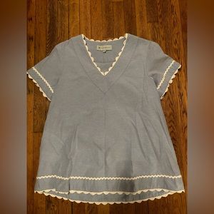 Tuckernuck Cornflower Blue McGraw Top Size Small